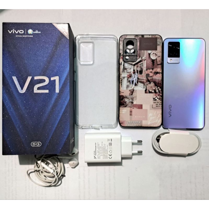 HP VIVO V21 5G RAM 8GB INTERNAL 128GB 8/128 Second Fullset