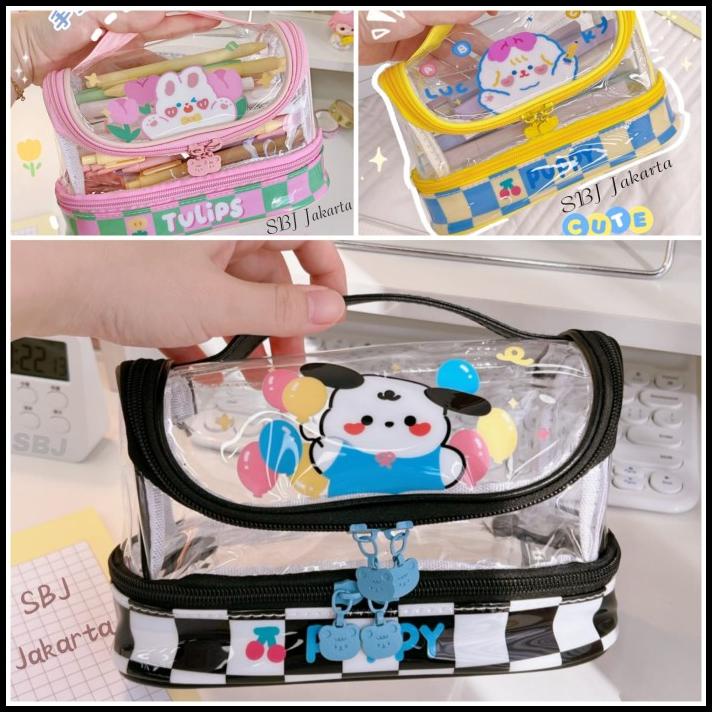 

Tempat Pensil Anak Perempuan Cewek / Pencil Case Besar Waterproof Lucu