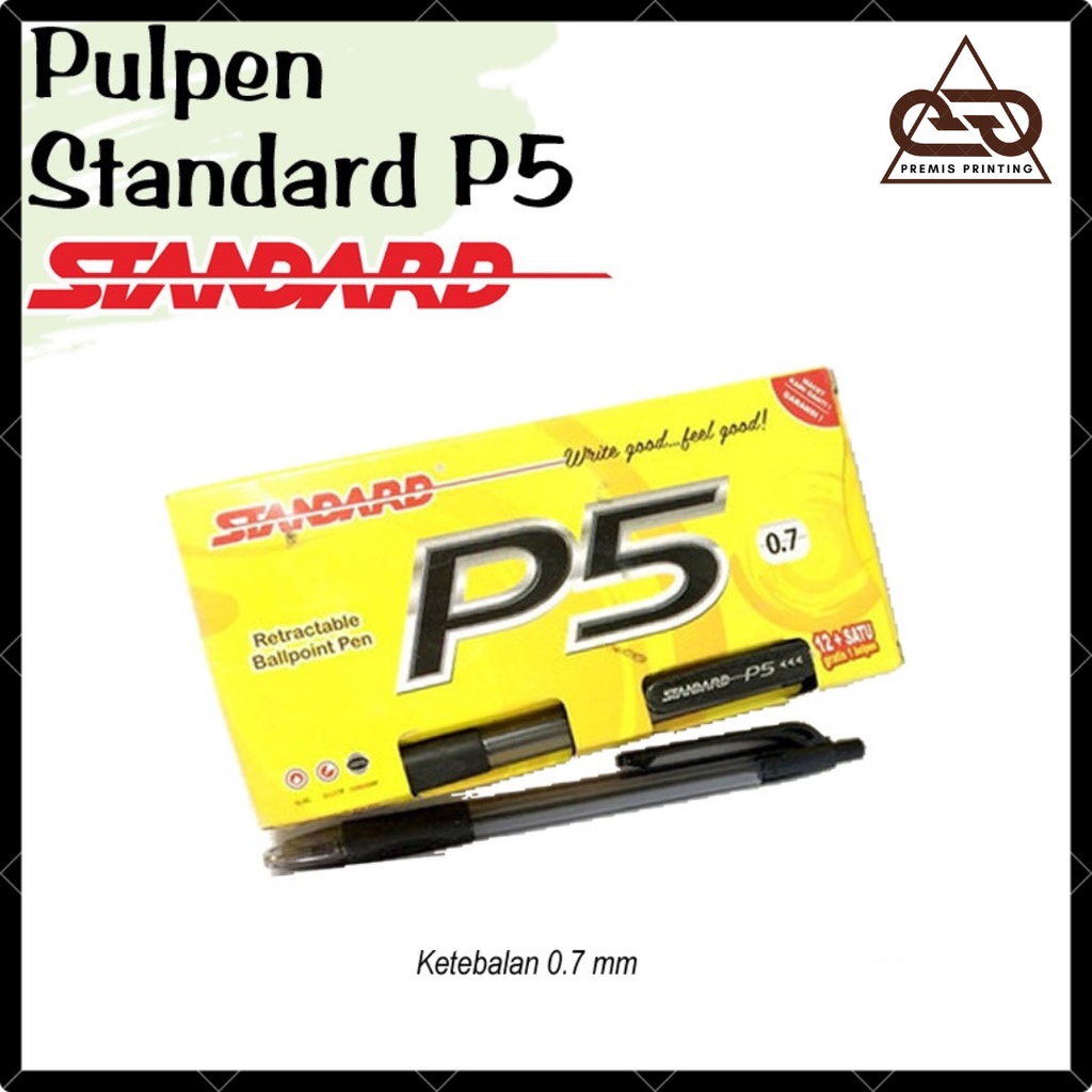 

Pulpen Standard P5 Ketebalan 0.7 mm / Untu Kebutuhan Menulis