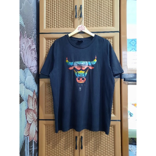 KAOS TSHIRT NBA CHICAGO BULLS RAINBOW ( RARE )