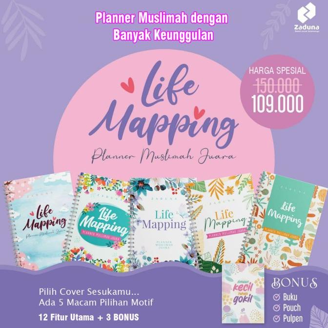 

Buku Agenda Muslimah Planner : Life Mapping (+ 3 Bonus)