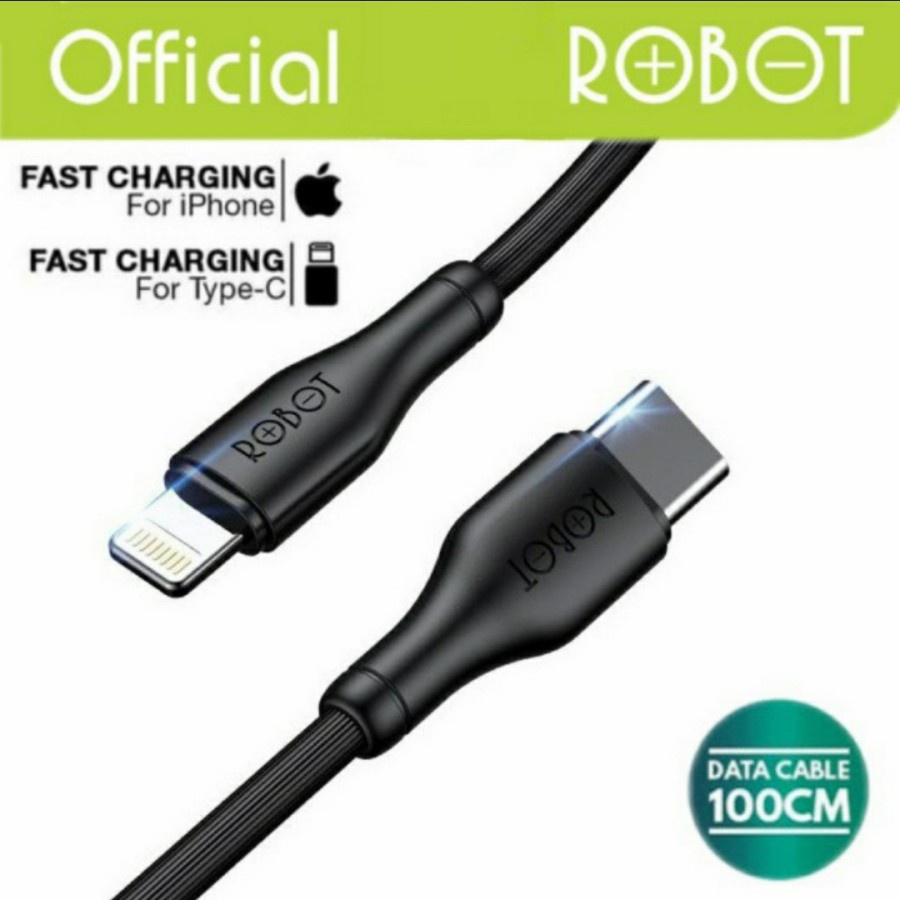 Robot RT-CD100 Kabel Micro 2.4A - Kabel Charger Robot RT CD100 Fast Charging 2.4A