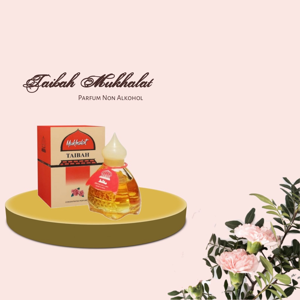 Parfum Non/Tanpa Alkohol Minyak Wangi Taibah Mukhalat Parfum Arab 20ml