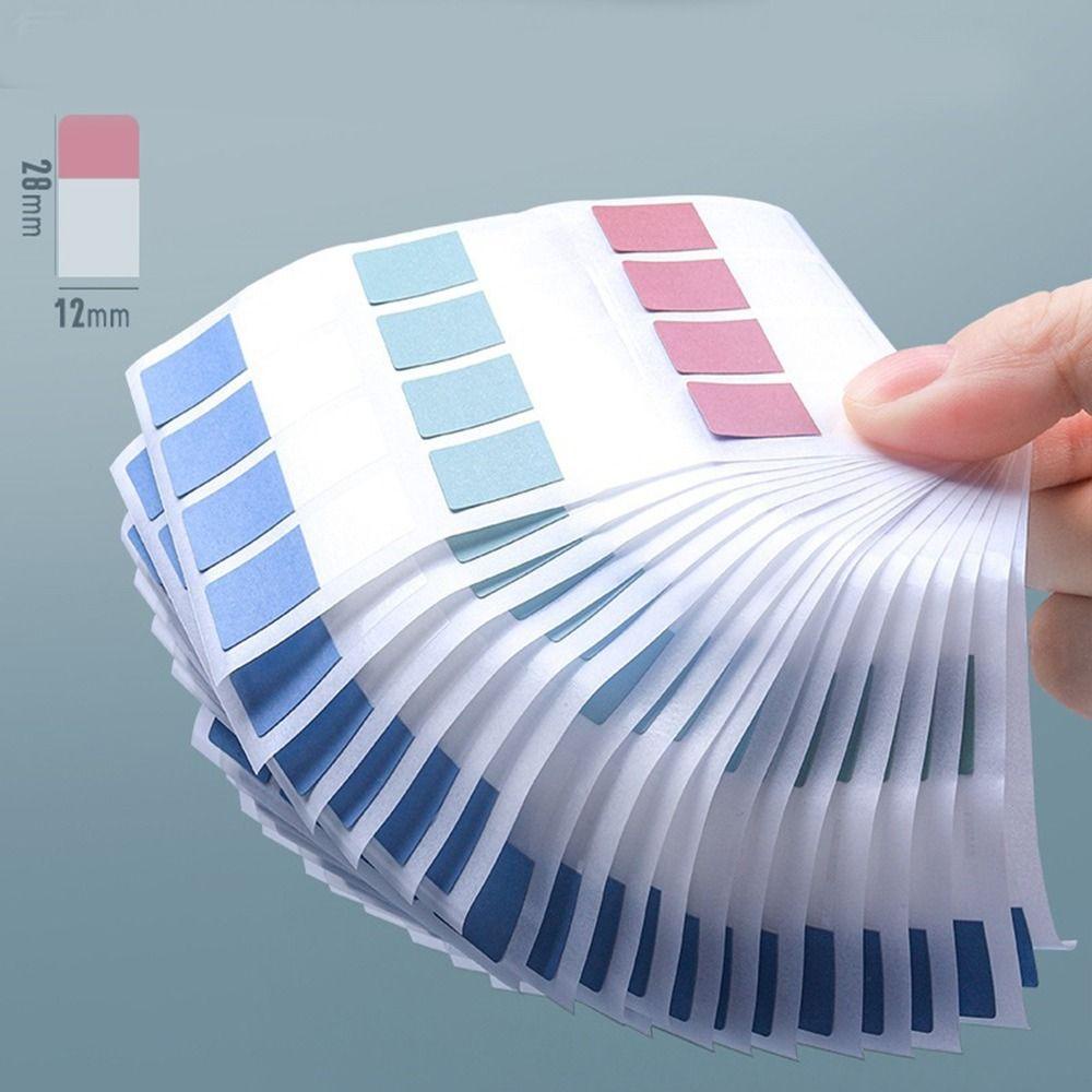 【 ELEGANT 】 Sticky Notes DIY Dekorasi 30 /60 /120pcs Keypoints Marker Perlengkapan Kantor Sekolah Diposting Sticky Notes To Do List Label Reading Label