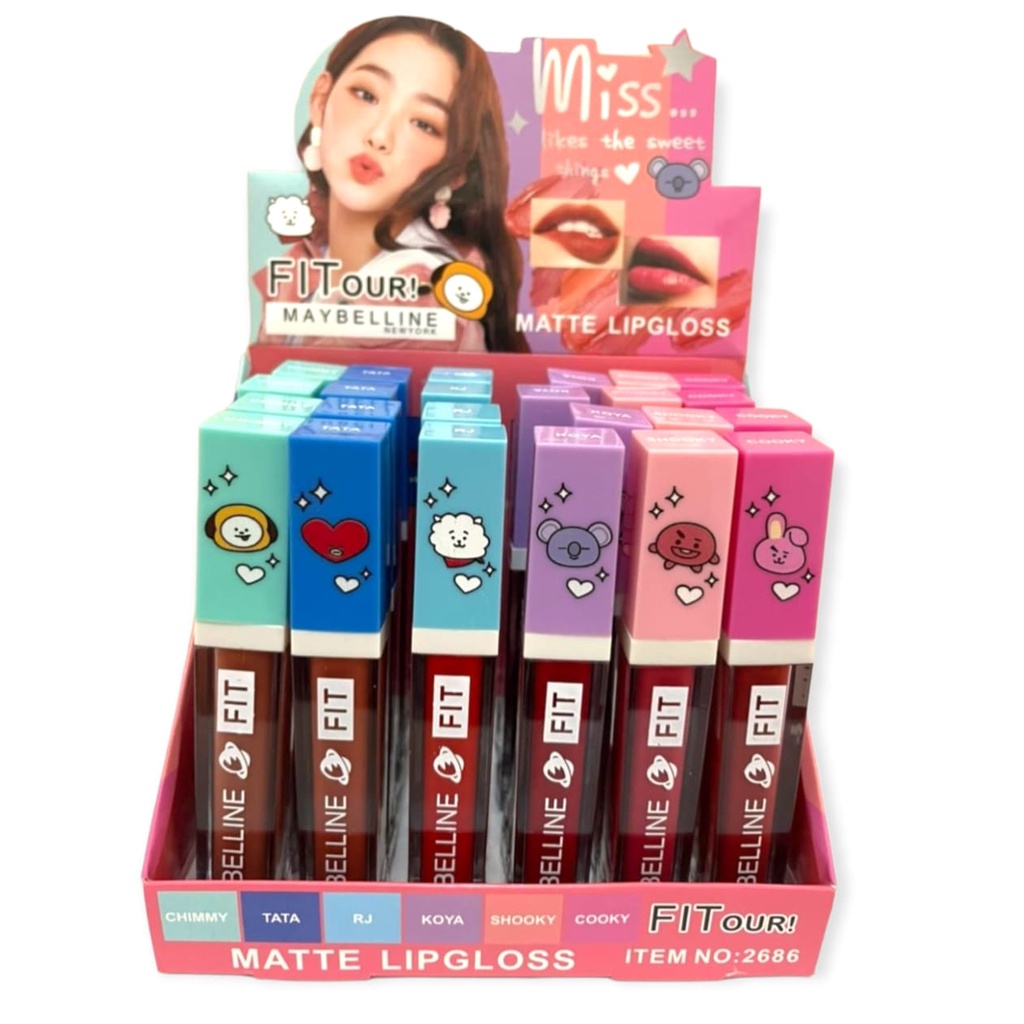 [Per Batang] Lipcream Maybelline BTS / BT21 Fit Our Matte 2686