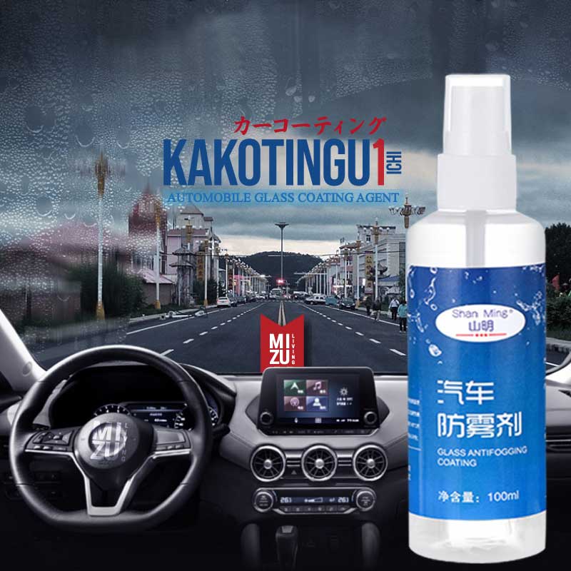 MIZU KAKOTINGU-ICHI Automobile Glass Coating Agent Spray Rainproof Kaca Mobil Cairan Anti Hujan Semprotan Anti Embun