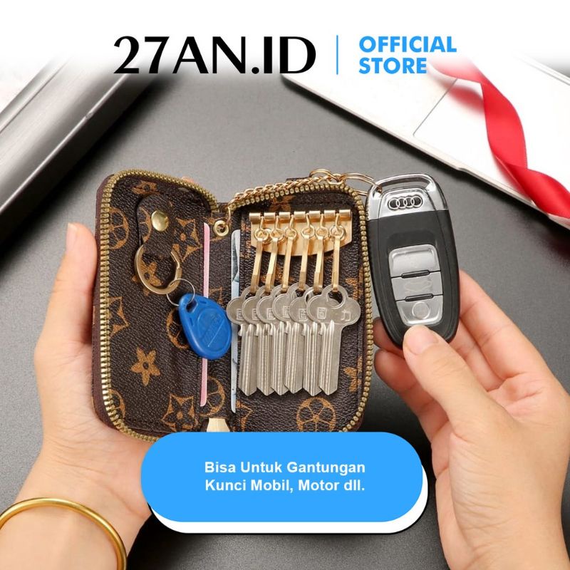 Dompet Kunci Mobil Kunci Mobil / Motor bermotif