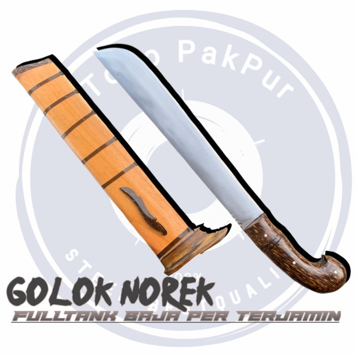 Pisau Golok Baja Besar Fulltank Baja 100% Best Quality / Bedok Pemotong Kayu Pohon