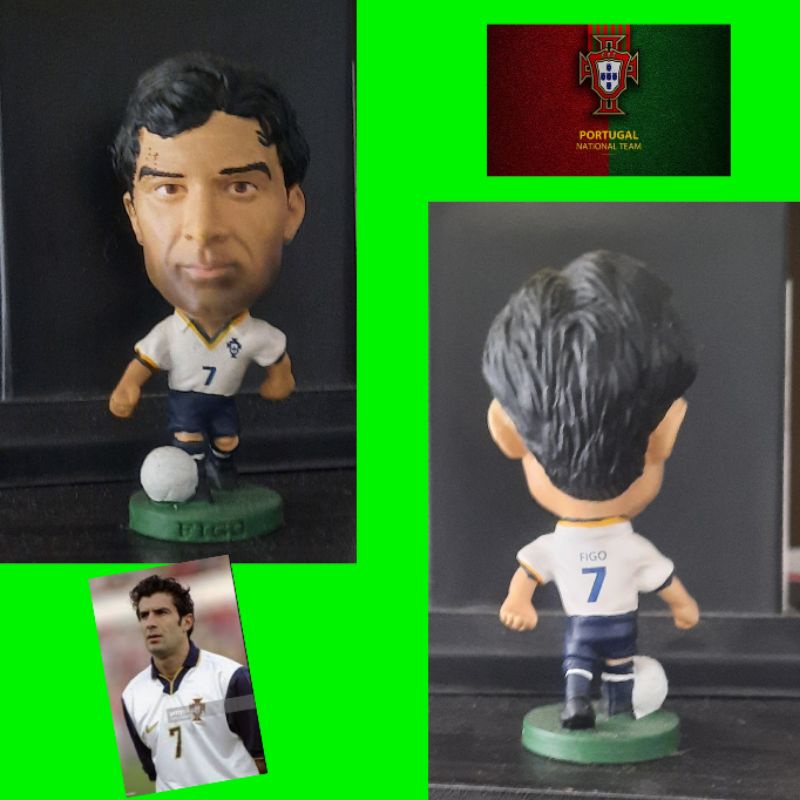 Action Figure Corinthian Prostars Luis Figo, Portugal Away 2000