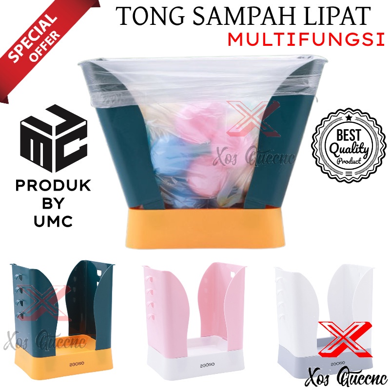 [XOQ] TEMPAT SAMPAH LIPAT MULITFUNGSI / TEMPAT SAMPAH PORTABLE / TONG SAMPAH MAGIC / TONG SAMPAH LIPAT PLASTIK