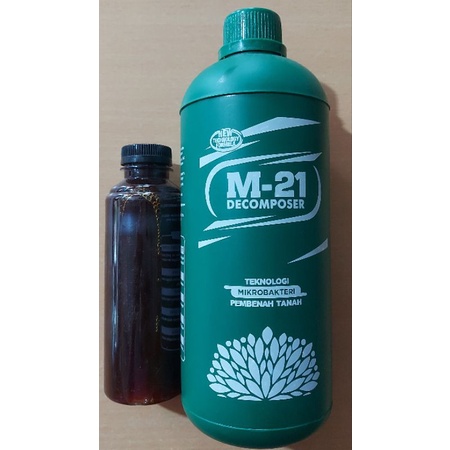 Repack M21 Dekomposer  kemasan 250 ml, 100% Original, Mikroba 3x lebih banyak dari EM4