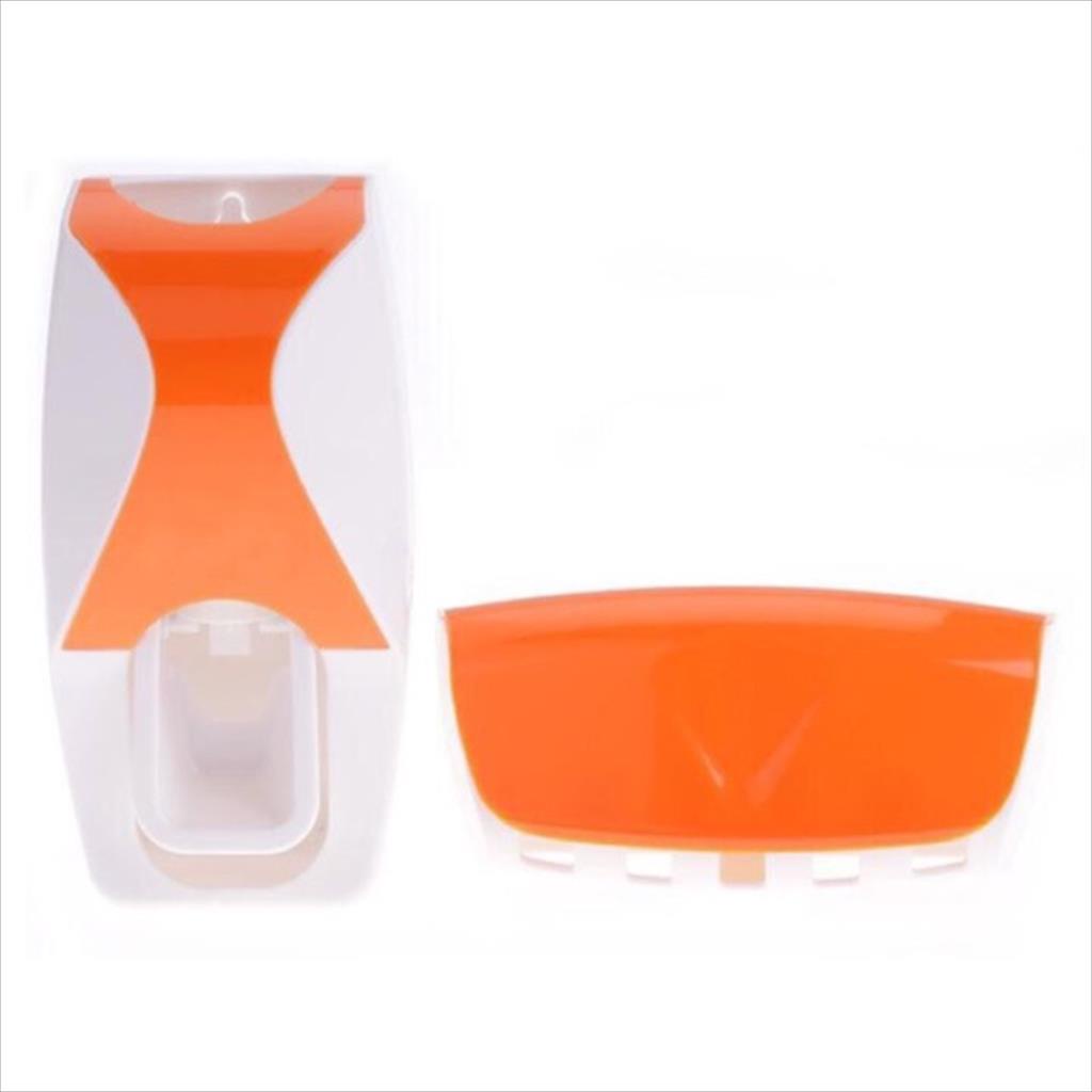 MJS 547 - Dispenser Odol Tempat Sikat Gigi Touch me Rak ToothPaste &amp; Brush Set Otomatis Pasta Holder