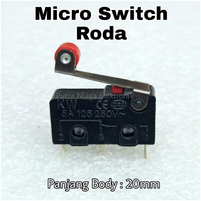Micro Limit Switch Kecil Roda / Saklar Mikro Body 20mm putr4n14 Buru Order