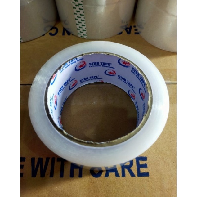 Lakban Solatip Solasi Bening 45mm x 80 Yard Tape Murah Lengket nachi/ lakban star tape murah