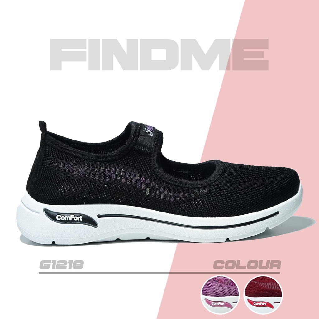 SEPATU SNEAKERS WANITA FASHIONABLE JALAN SANTAI OTW KE SINGAPUR BAHAN FLYKNIT IMPORT G1218