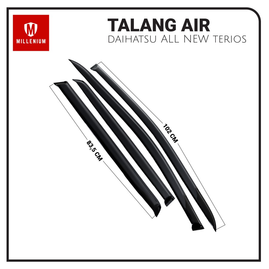 TALANG AIR PINTU MOBIL DAIHATSU ALL NEW TERIOS 2019 - 2023 MODEL SLIM