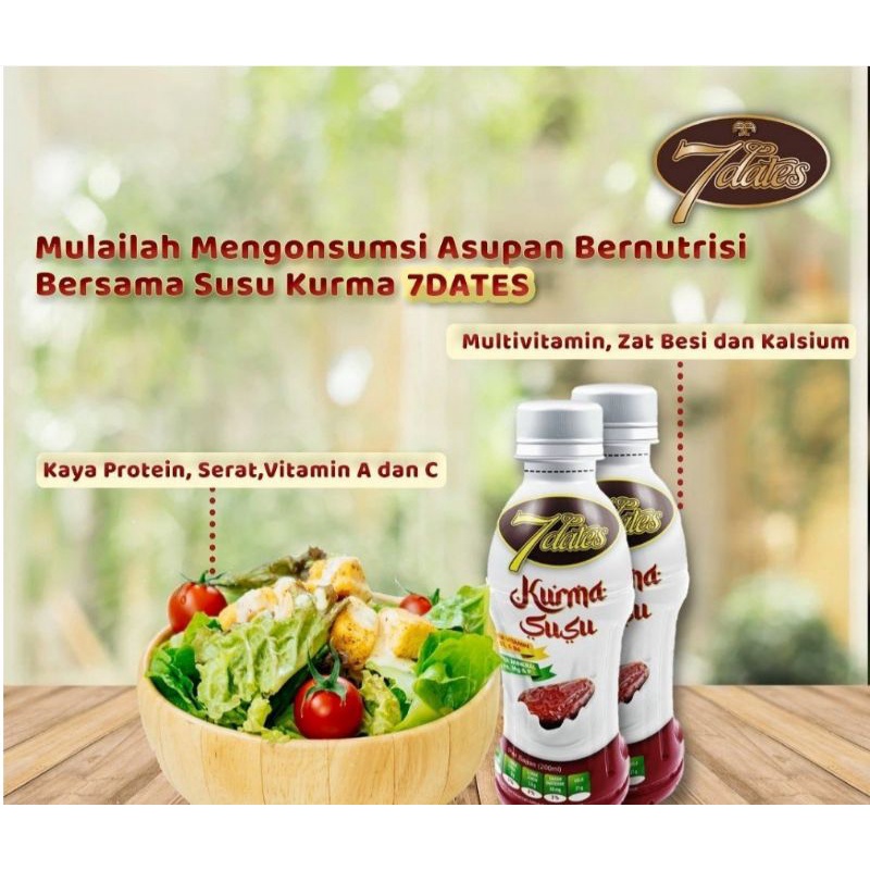 Susu kurma susu segar 7Dates 200ML  buah kurma 100%