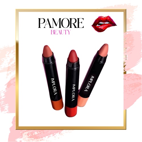 IMPLORA ✔️ Lip Crayon Satin BPOM - LIP CRAYON SATIN IMPLORA