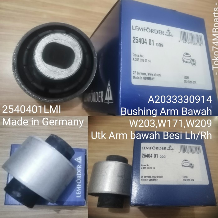 A2033330914 Bushing Arm Mercedes W203,W171,W209 @ Arm Bawah 2540401LMI