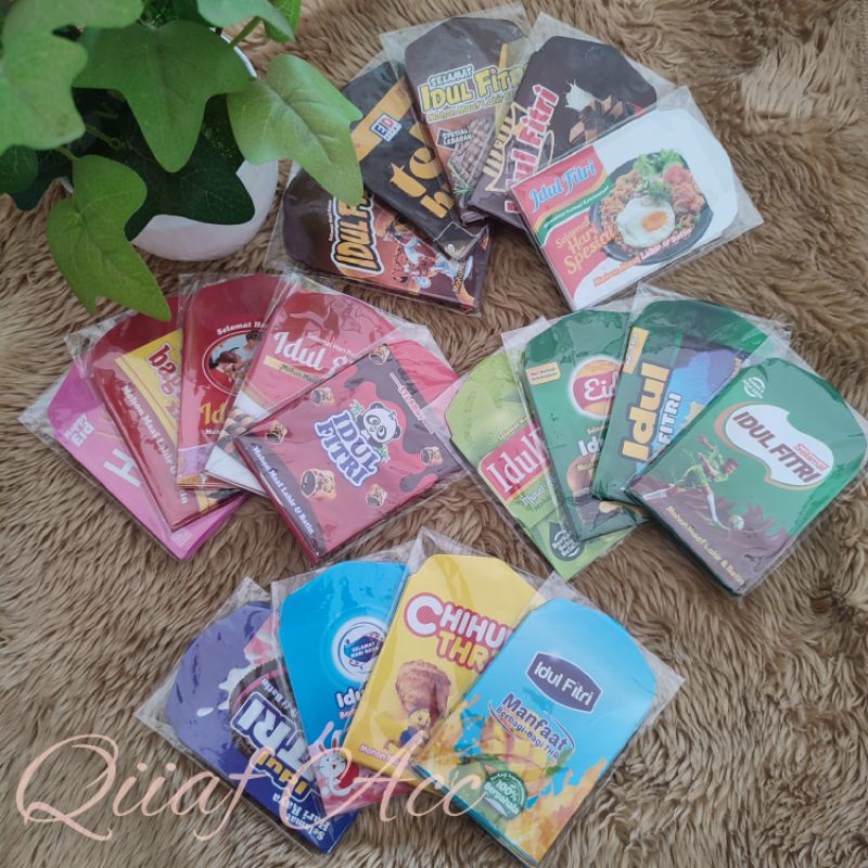 

(10PC) AMPLOP THR LEBARAN IDUL FITRI MOTIF SNACK