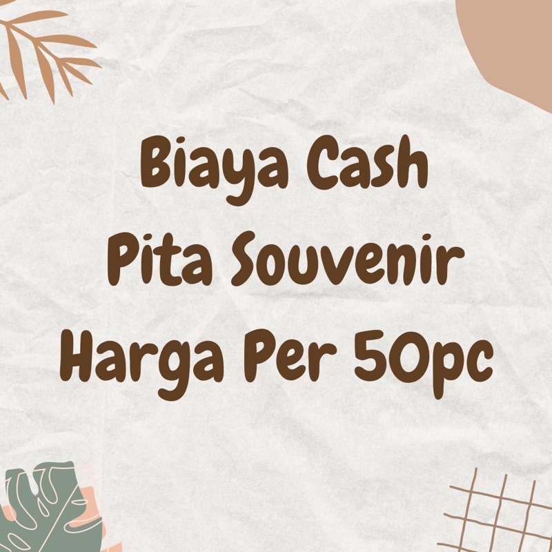 

Biaya Charge Pembuatan Pita Souvenir