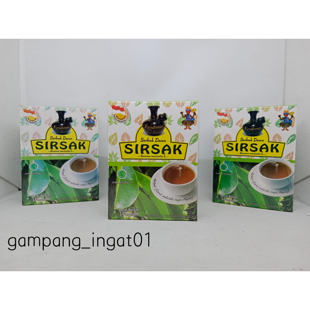 

Serbuk Daun Sirsak Herbal Instan KendiMas 150 Gr | Mencegah Kanker / Mengatasi Diabetes Original.