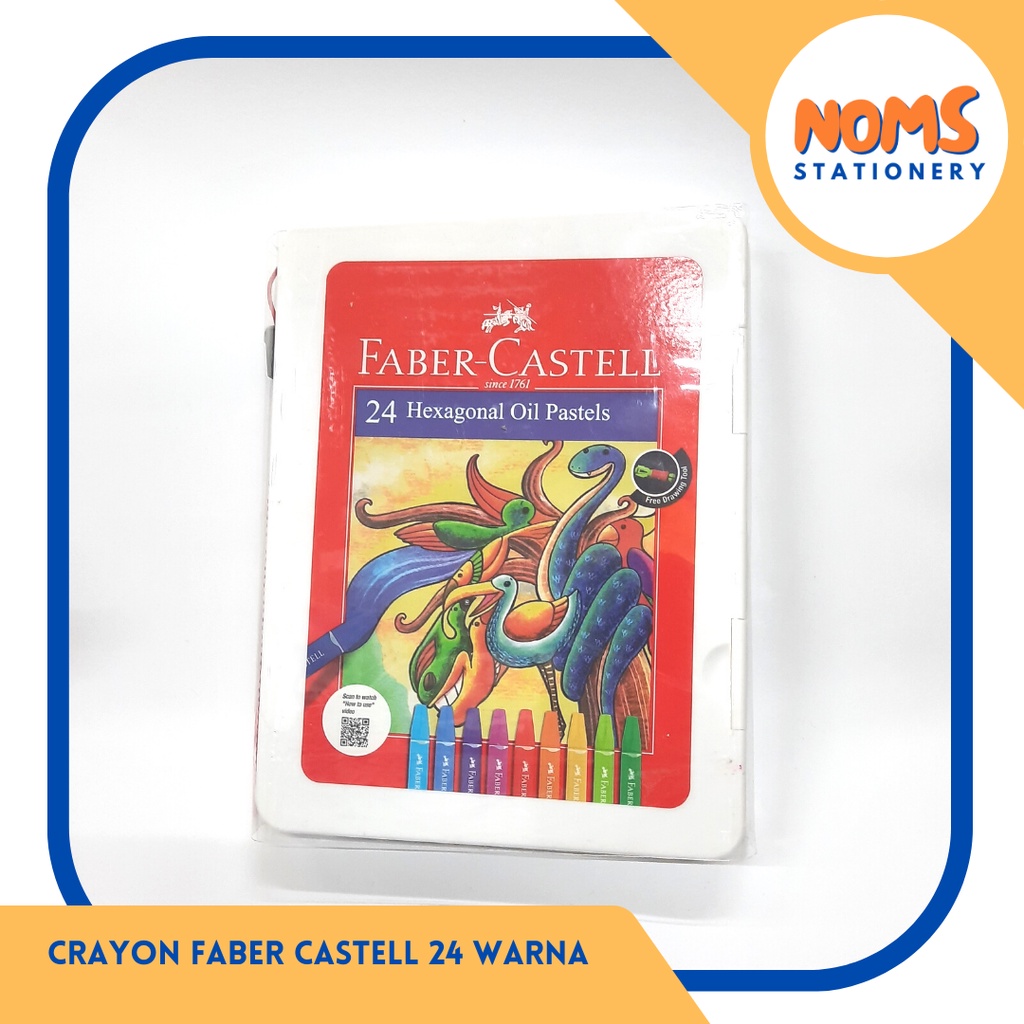 

Crayon Faber Castell 24 warna Plastic Bags