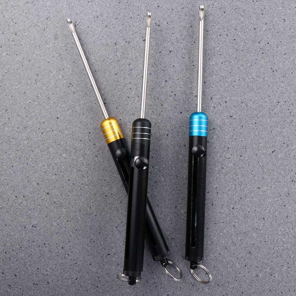 Lanfy Fishing Hook Remover Fishing Tackle Detacher Alat Pancing Stainless Steel Disgorger Knot Picker Tier Nonslip Unhook Extractor