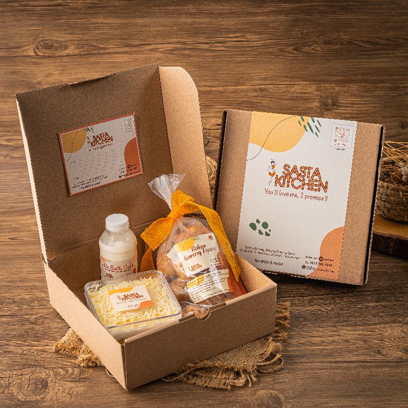 

Hampers / Parcel / Bingkisan Bakso goreng & Milk Bath