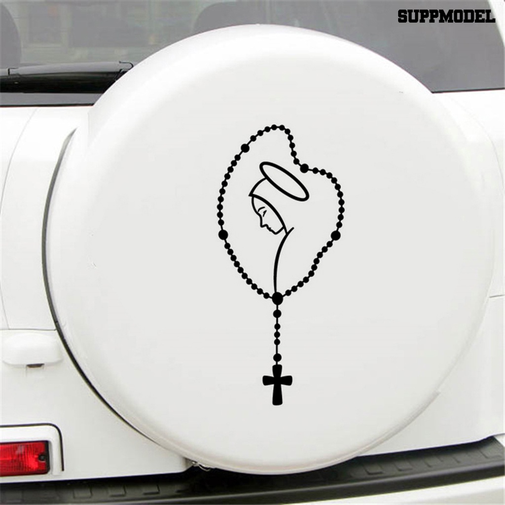 [SM] Self-adhesive Mary Rosario Mobil Body Bumper Jendela Stiker Decals Hias Untuk Bus Auto Truck