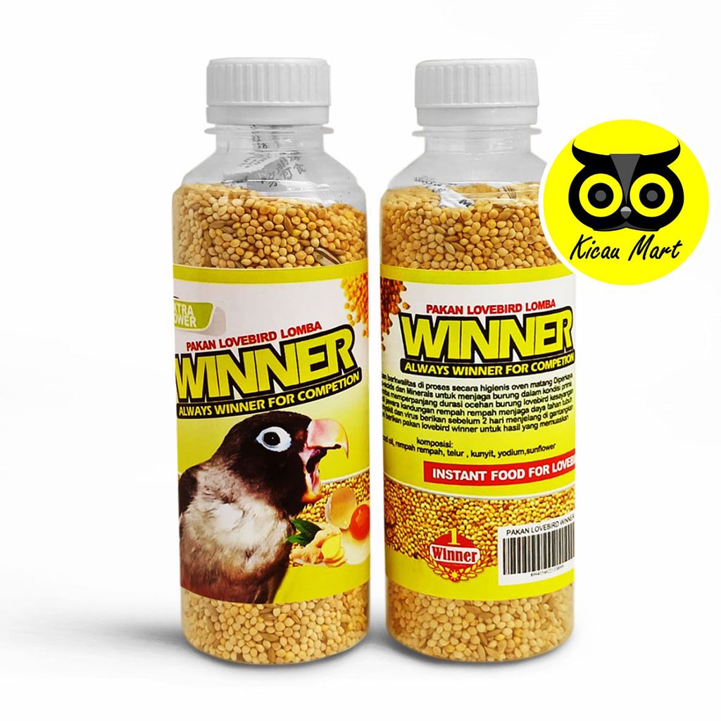 PAKAN MAKANAN LOMBA KONTES BURUNG LOVEBIRD BIJI MILLET MILET WINNER COMPETITION EXTRA POWDER PWLOCSR