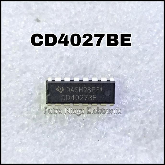 ic CD4027BE Dip 16 pin CD4027 / TC4027 / HEF4027 / HCF4027 putr4n14 Buru Order