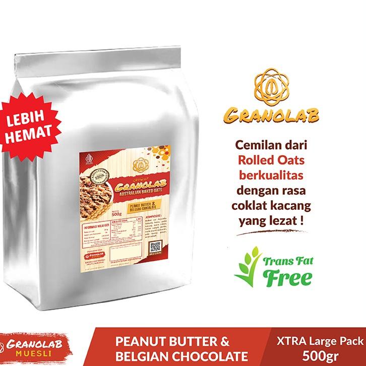 

✵ Granola 500 gr Peanut Butter & Belgian Chocolate - Granolab Muesli ✴