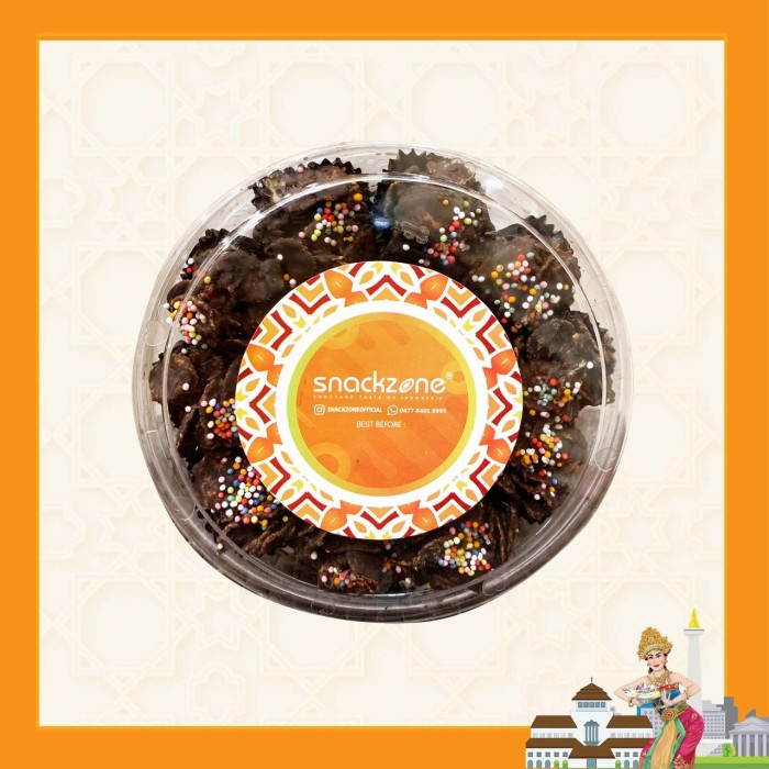 KUE CORNFLAKES COKLAT/COOKIES CORNFLAKES COKELAT