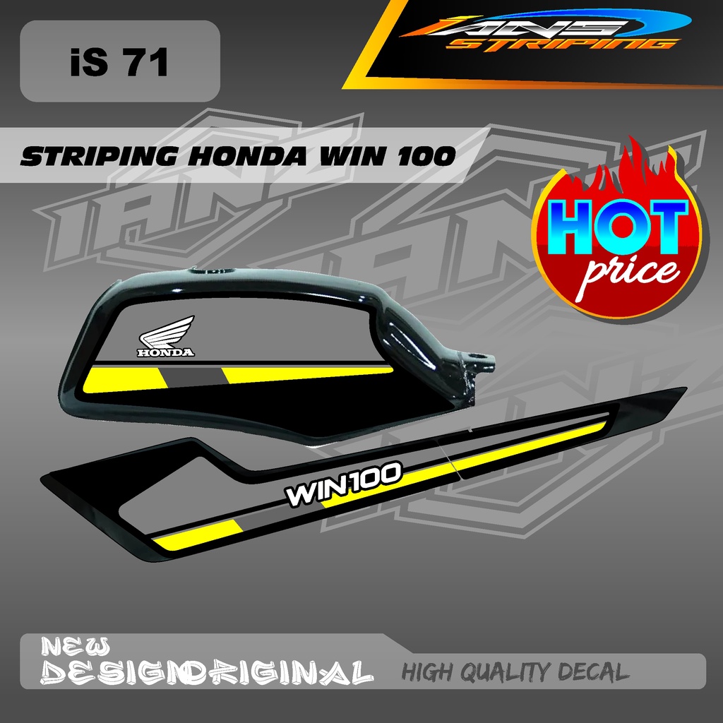 NEW STRIPING CUSTOM WIN100 HOLOGRAM / NON HOLOGRAM IS71