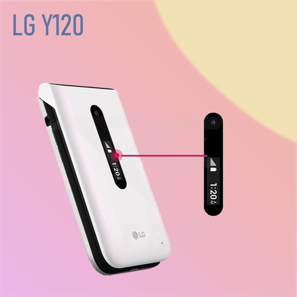 TRE LG Lipat LG Folder 2 Quad Band 2G dual sim lipat phones dual screen flip fashion mobile phone