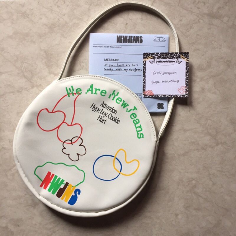 NEW JEANS album BAG only WHITE VER