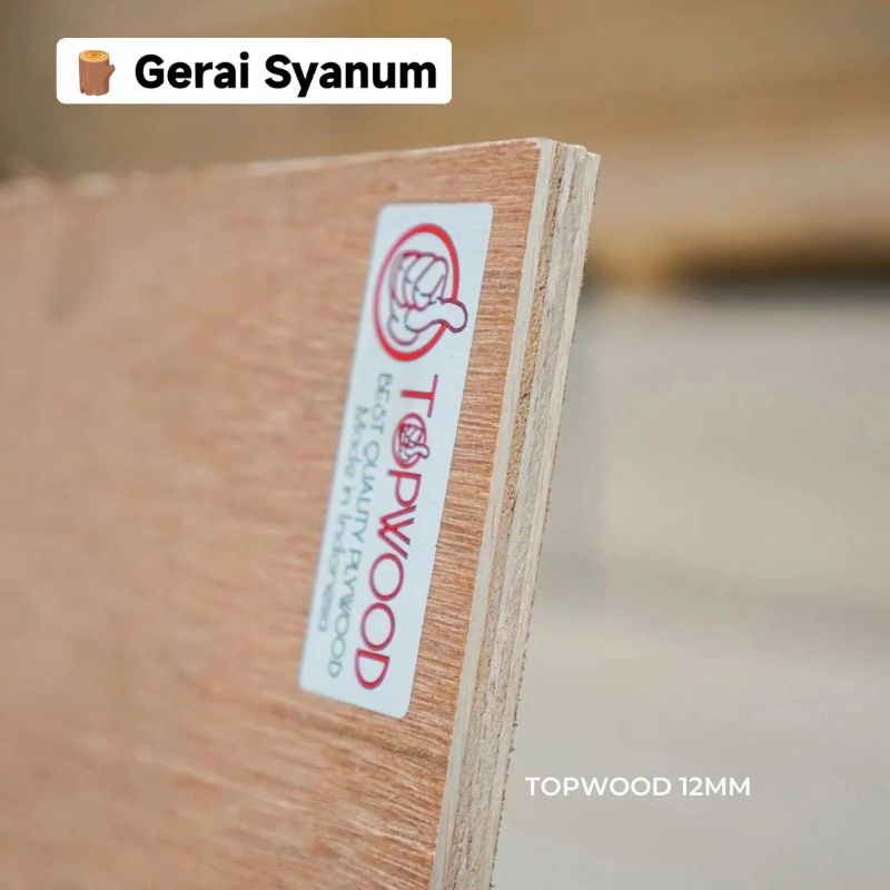 40x120cm 12mm triplek meranti baru plywood multiplek