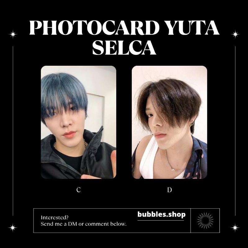 PHOTOCARD UNOFFICIAL YUTA NCT SELCA