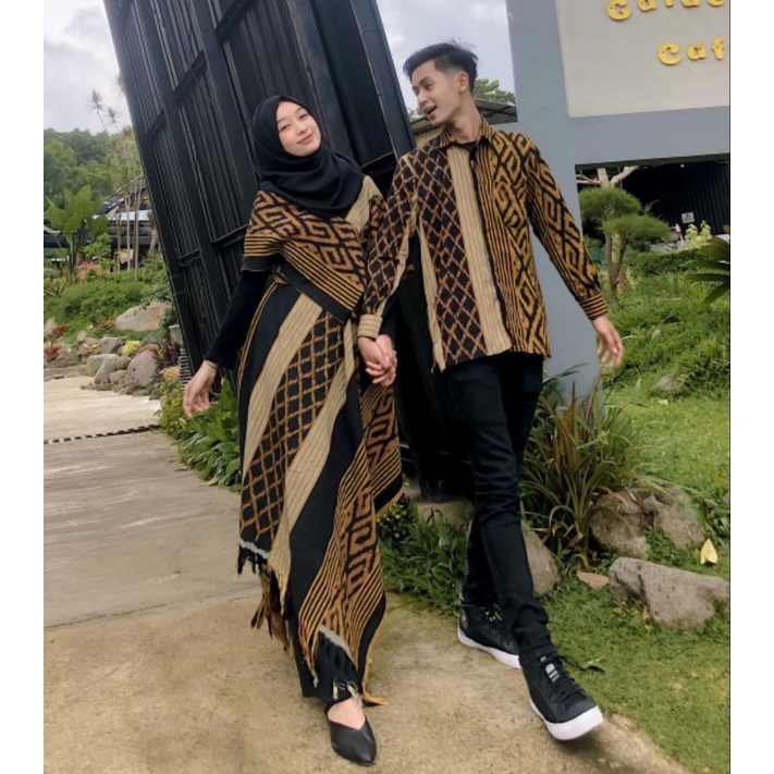 Jual Ready Stok Baju Couple Tenun Baju Kondangan Tenun Set Couple