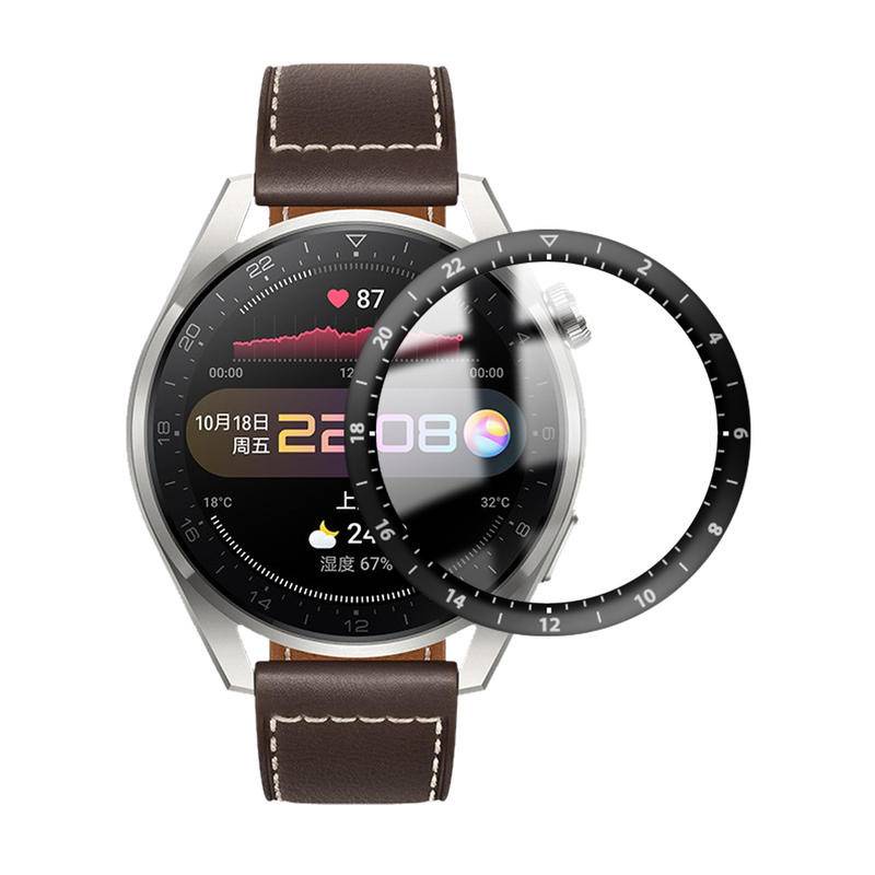 5d Soft Fibre Glass Film Pelindung Untuk Huawei watch Gt3 2 Pro 2e 42mm 46mm 43mm Full Curved Cover Screen Protector Untuk Huawei watch 3pro Fit 2d Smartwatch Film