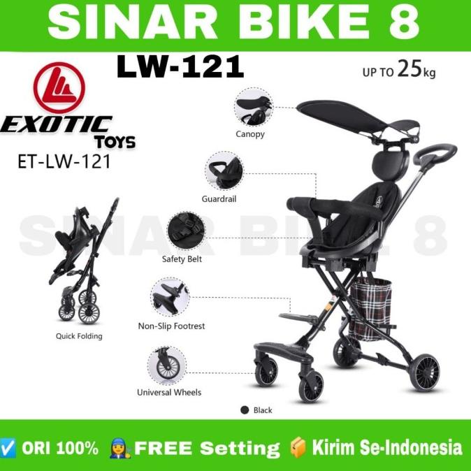 Magic Stroller EXOTIC LW 121 Kereta Dorong Anak Bayi Kanopi