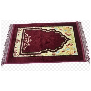 Sajadah TEBAL Premium Motif kubah rumbai - A (3) / Sajadah TERMURAH Uk 70cm x 110cm