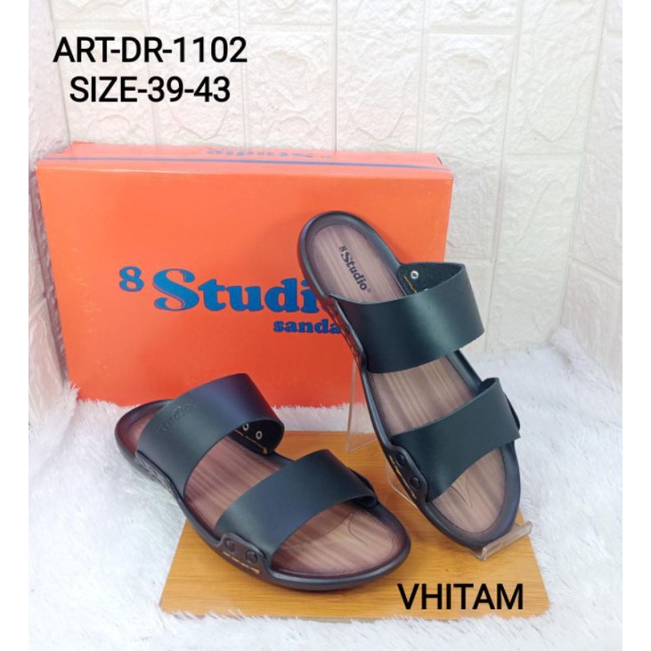 sandal kulit pria 8 studio 1102