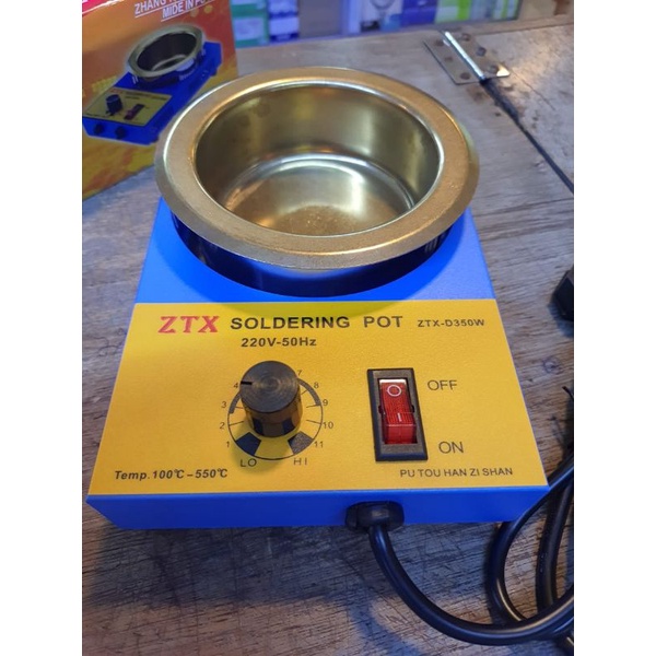 solder pot ztx 41D 300w diameter wadah 10cm / tempat masak timah batang