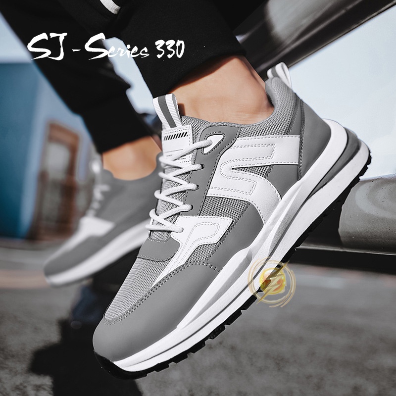 [OOS] Sepatu Sneakers Pria Casual Motif Keren dan Unik Buat Nongkrong Kualitas Import Premium -330A