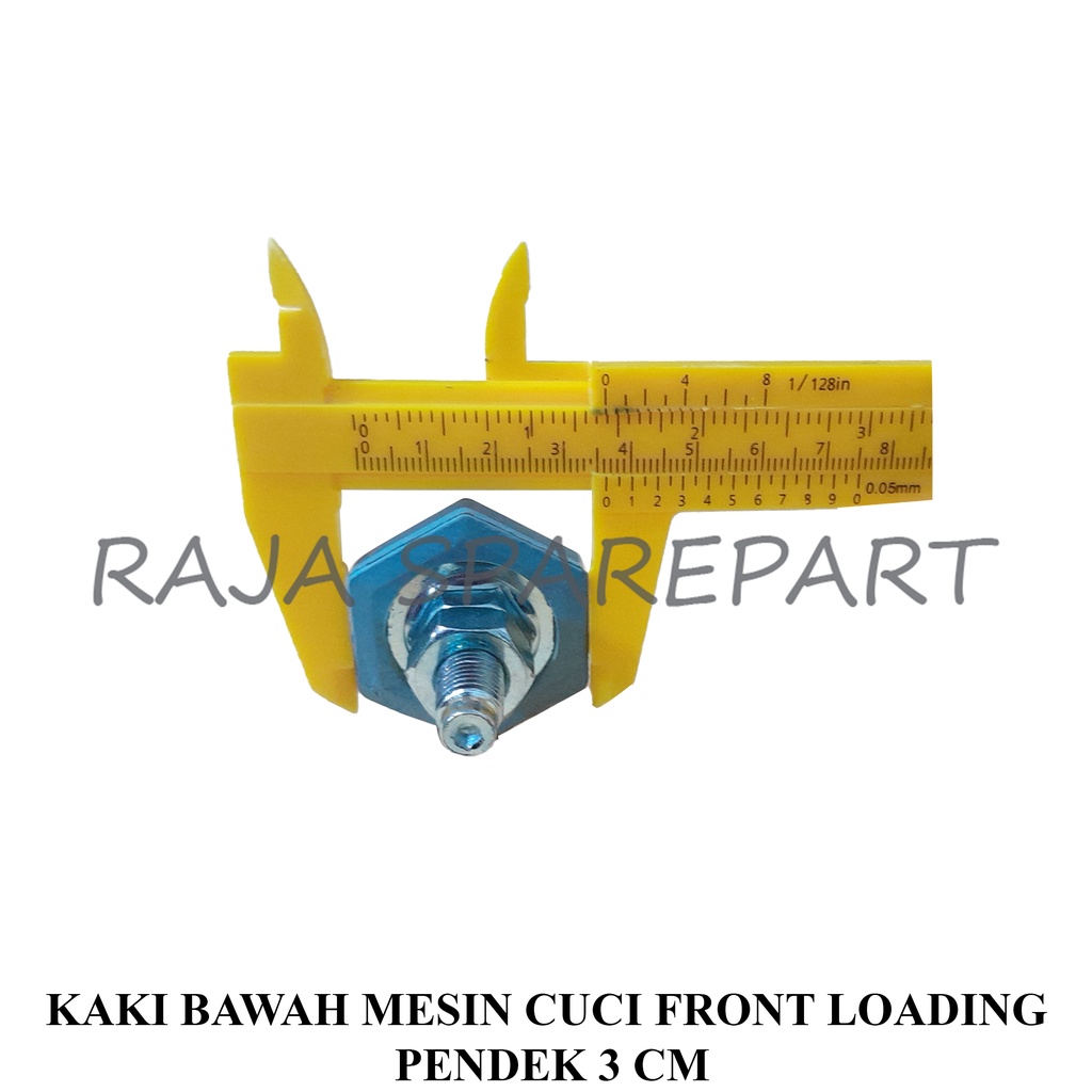 KAKI BAWAH + MUR MESIN CUCI LG FRONT LOADING PENDEK 3 CM