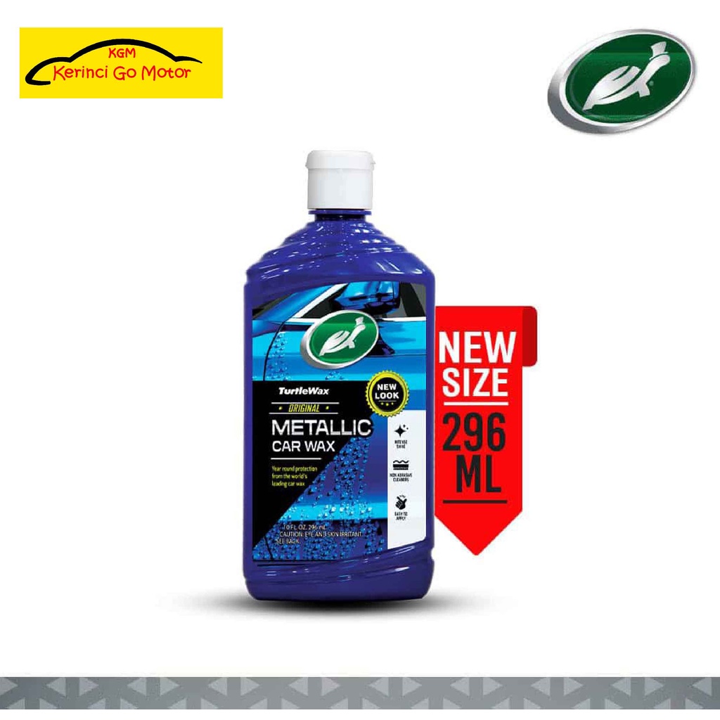 TURTLE WAX METALLIC CAR WAX LIQUID 296 ml PENGKILAP MOBIL MOTOR HELM