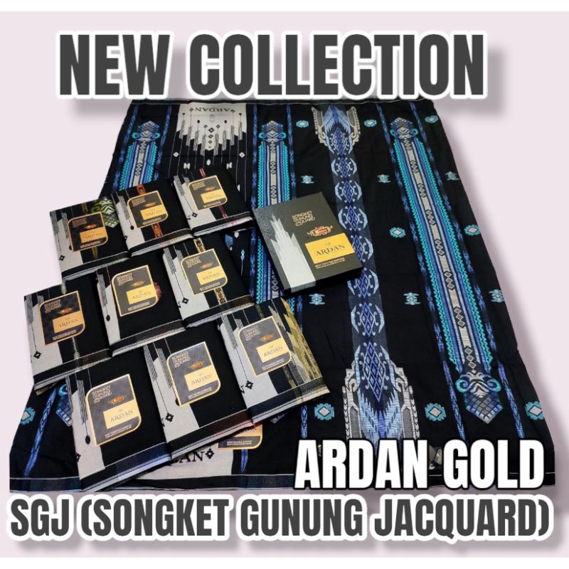 Sarung Ardan SGJ Original. Sarung Ardan Hitam Gold by ketjubung