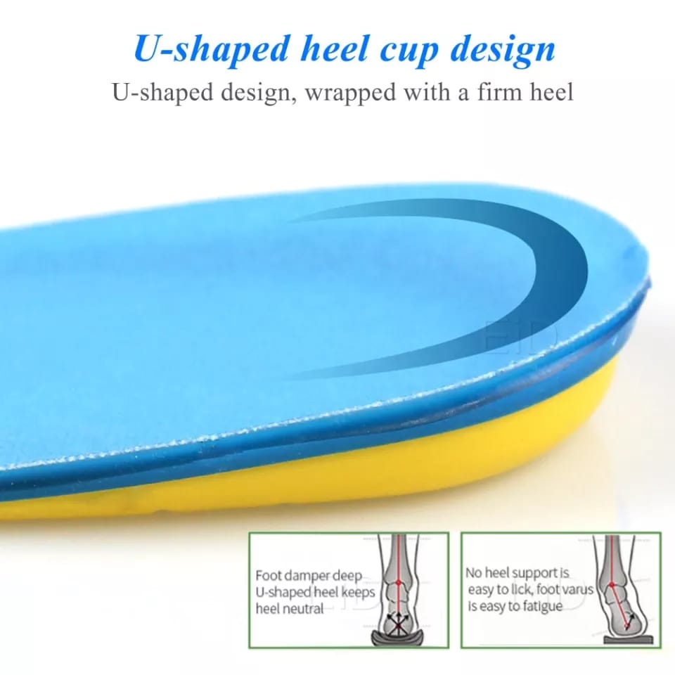 SOL TUMIT GEL SILICON INSOLE TUMIT ANTI KAKI PEGAL UNTUK PRIA DAN WANITA
